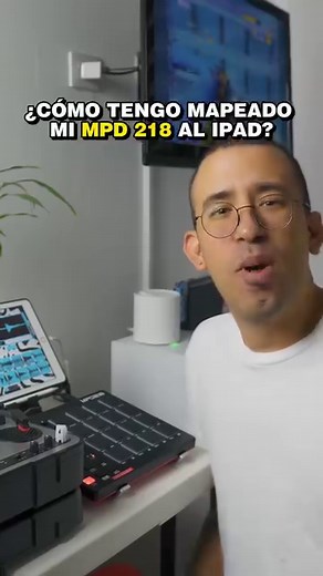Así es como utilizo mi controlador Akai MPD 218 para hacer brats con mi iPad en Koala Sampler 📀 #midi #akai #mpd218 #beats #koalasampler #sampling #sample #ios | Monokromo