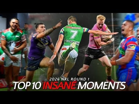 TOP 10 INSANE MOMENTS 😱 | NRL ROUND 1 