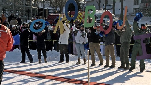 Big crowds brave the cold weather at the University of Okoboji Winter Games