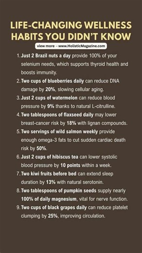 547 reactions · 197 shares | Life-Changing Wellness Habits You Should Know #holistichealth #holisticmagazine | Holistic Magazine | Facebook