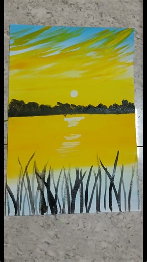 Easy watercolour painting for beginners