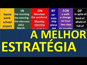 THE KEY TO PREPOSITIONS IN ENGLISH