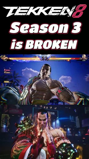 Tekken 8 Season 3 is BROKEN 😳🔥 Back To Basics #tekken #shorts #gaming #kazuya #tekken8 #feng #yt