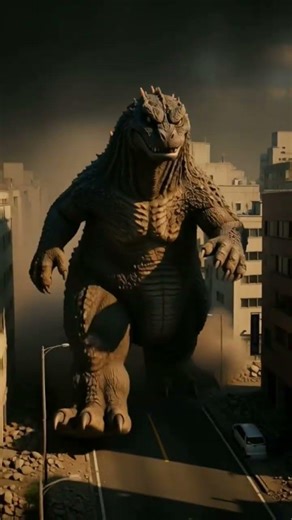 Godzilla Destroy city 😱🥶🥵 #shorts #Godzilla #city
