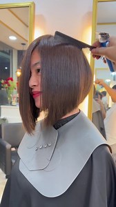 1M views · 7.6K reactions | Inverted BOB w/ permanent blowdry & hair...
