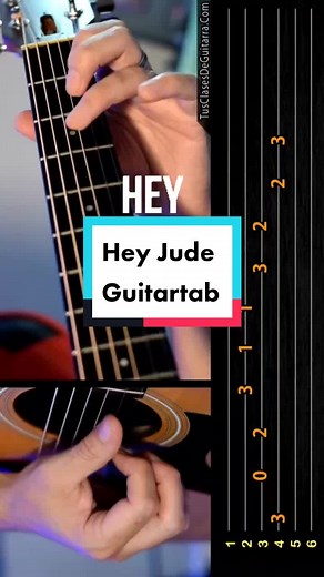 Hey Jude! Tutorial para tocar clásico de los Beatles. Guarda este tutorial para practicarlo en casa🎸💪😃#guitarraonline #clasesdeguitarra #leccionesdeguitarra #tusclasesdeguitarra #academiadeguitarra #guitarra #tcdg #guitarrafacil #thebeatles #guitarraacustica