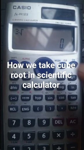 how we take cube root in scientific calculator