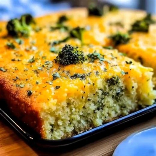 Cheesy Broccoli Cornbread Ingredients: 1. 1 box Jiffy cornbread mix...