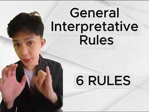AHTN & GENERAL INTERPRETATIVE RULES (GIR)