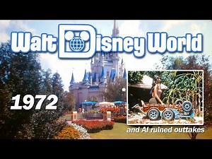 Vintage Walt Disney World 1972 | Rare Photos Animated with AI