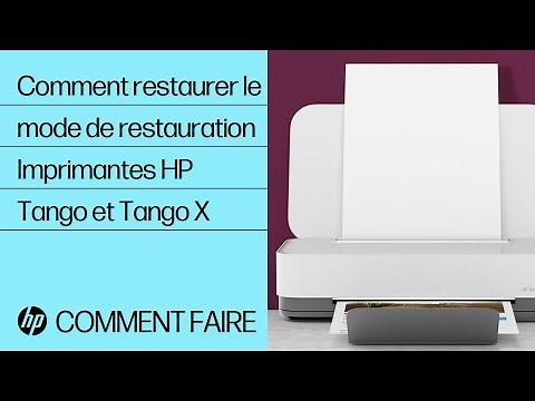 Comment restaurer le mode de restauration | Imprimantes HP Tango et Tango X | HP