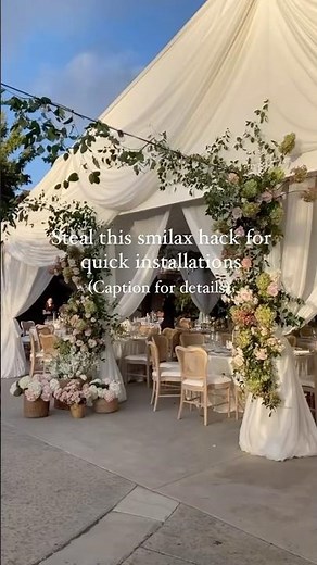 These types of smilax installs used to be so daunting for me until I learned this hack!