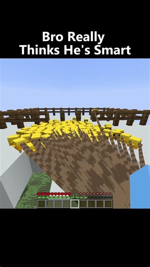 Bro Really Thinks He's Smart | #minecraft #gaming #minecraftshorts