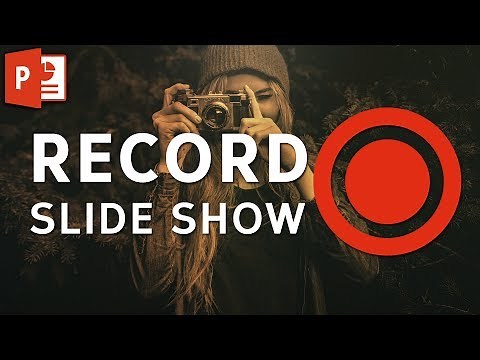 How to record yourself speak in PowerPoint - Record Slide Show ✔