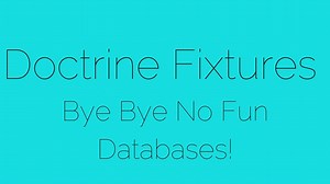 Installing Doctrine Fixtures Bundle