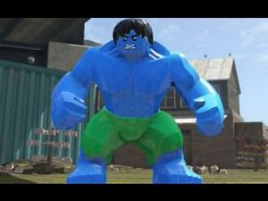 LEGO Marvel Super Heroes - Blue Hulk Free Roam Gameplay (PS4)