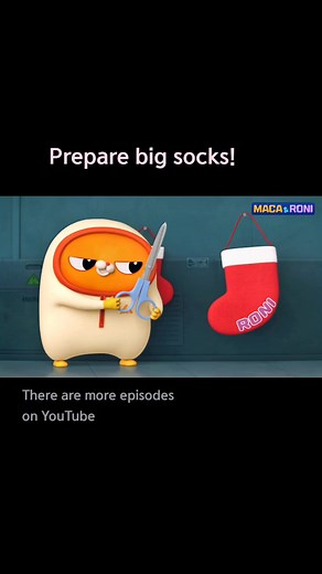 #cute #animation #macaandroni #cartoonnetwork #foryoupage #fun #Maca #merrychristmas #present #gift #마카앤로니 #マカ&ロニ #马卡与罗妮