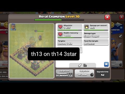 Th15 max3star by th14 attack 😎 #clashofclans 