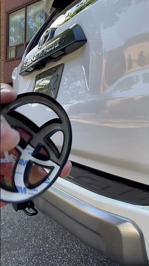Installing #Toyota Blackout Badges on #4Runner ￼