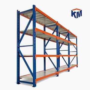 [Hot Item] Industrial Warehouse Storage Steel Medium Duty Rack Standard Stock Shelf Fifo Flow Rack