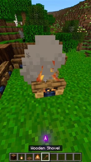 How to build a fire pit in Minecraft #minecraft