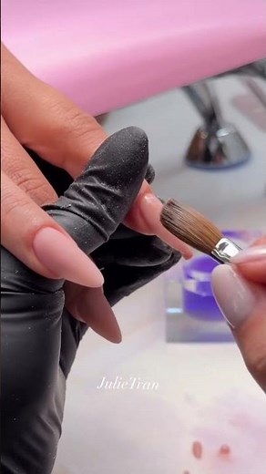 How to apply acrylic nail - JulieTran