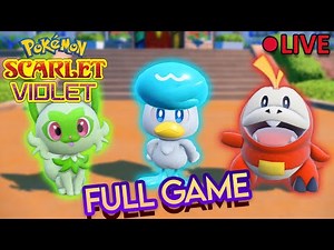 Pokemon Scarlet and Violet PLAYTHROUGH! I KNOW NOTHING, NO SPOILERS!