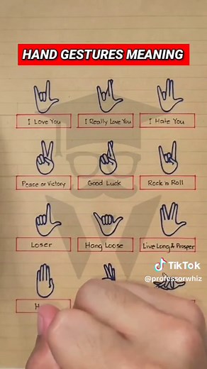 Hand Gestures and Meanings Explained
