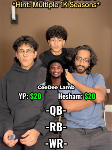 BLIND NFL Draft With Hints!! #fyp #viral #game #draft #budget #tiktokcampaign #nflfootball