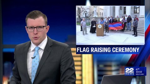 Springfield marks 110 years since Armenian genocide with flag raising