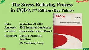 The Stress-Relieving Process in CQI-9, 3 rd Edition (Key Points) - SlideServe