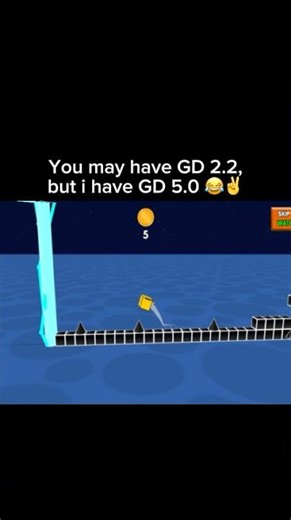 Geometry Dash 5.0 😭✌️ #shorts #geometrydash #funny