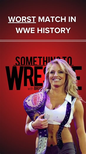 JBL and Trish Stratus had WORST match EVER! 👎 #trishstratus #trishstratuswwe #wwedivas #wweraw #jblwwe | Something To Wrestle With Bruce Prichard