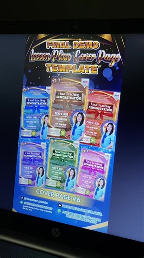 LESSON PLAN COVER PAGE TEMPLATE 🥰💗 📩 message me to avail ✅ perfect for your final demo #coverpage #lessonplan #finademo #template #fyp