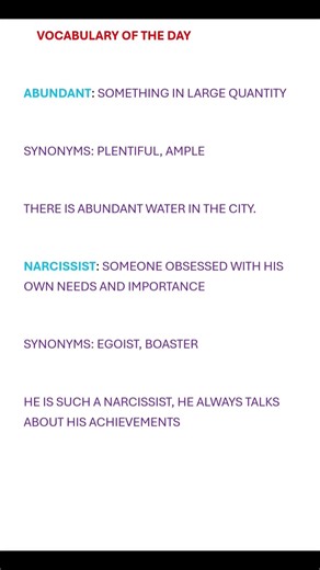 Important Vocabulary #synonyms#antonyms#exams#jkssb#jkssbexams