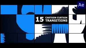 Dynamic Animated Fluid Cartoon Video Transitions Pack