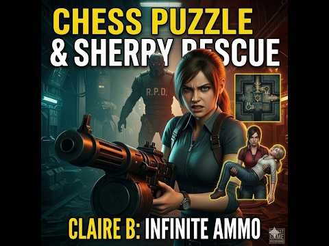 Resident evil 2 Claire 2nd Run: From Chess Plugs to NEST Lab (Full Walkthrough)
