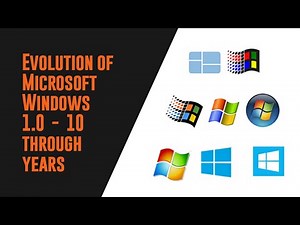 Evolution of Microsoft Windows through years