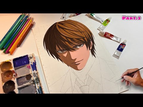 Light Yagami Drawing Tutorial for Beginners (Part-2)
