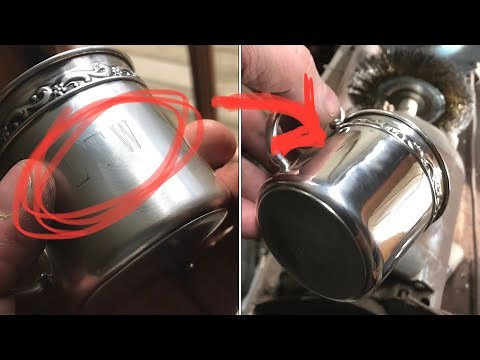 “removing” ENGRAVINGS initials on silver (refurbish jewelry) monograms