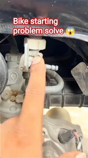 😭bike starting problem solve 😱#starting #shorts #youtube #video