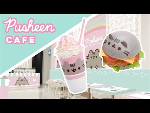 Pusheen Cafe Tour - Pusheen vs. Kumoya - Food & Colors