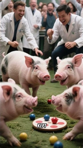 100% Real: Pigs Can Play Video Games! 🕹️ #shorts #facts #fascinatinginformation #amazingfacts