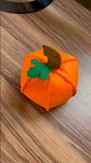 Cozy Felt Pumpkins You Can Sew in 15 Minutes! #short
