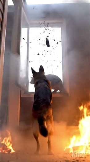 KIRO Runs Through Fire — Saves a Tiny Kitten’s Life