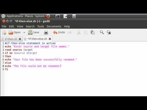 Shell Scripting Tutorials-29: The 'if-then-else' Statement