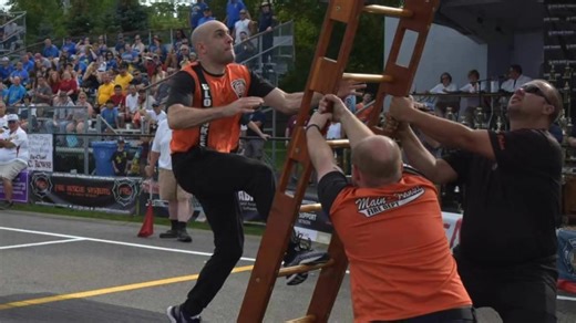 Last night, current and past members of the Main-Transit Slo-Pokes Drill Team came together to celebrate one of our own — Andrew “Zippy” Zippiroli! Zippy was honored with Life Membership in the New York State Parade and Drill Team Captains Association, recognizing his years of dedication, leadership, and service to the firematic community. Andrew has been a proud member of the Main-Transit Fire Department for 23 years and has spent 21 of those years competing with the Slo-Pokes Drill Team. He jo