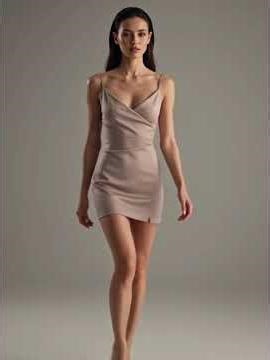 Beautiful mini dressed model girl confident slow walk #model #beauty #beautifulladystyle #aiart