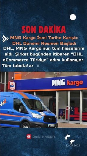 MNG Cargo Name Has Begun: DHL Era Has Officially Begun #dhl #mngkargo