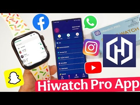Hiwatch Pro App Me whatsapp, instagram, facebook For Smartwatch | WhatsApp In Hiwatch Pro app